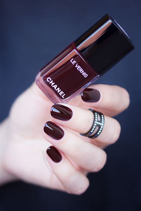 chanel vamp nail polish dupe|dark red nail polish like chanel.